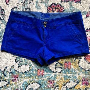 Cotton Blue Shorts